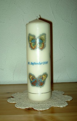 Geburtstagskerze Alg-16A aus Bea's Kerzen-Boutique