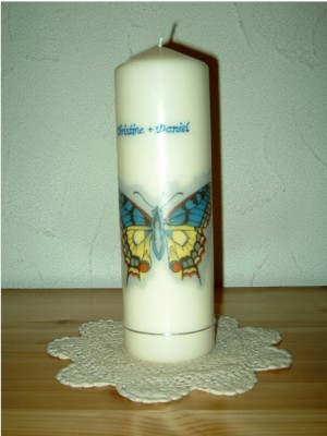 Geburtstagskerze Alg-16 aus Bea's Kerzen-Boutique