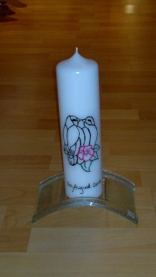 Geburtstagskerze Alg-43 aus Bea's Kerzen-Boutique