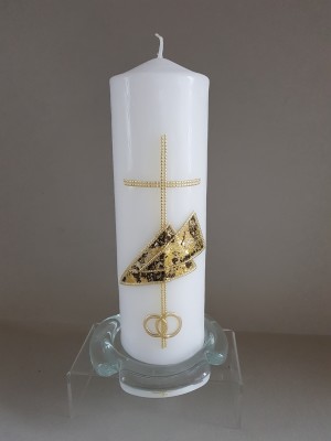 Hochzeitskerze HZ-11 aus Bea's Kerzen-Boutique