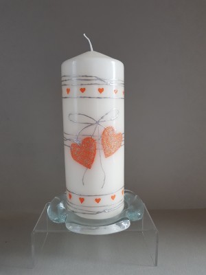 Hochzeitskerze HZ-14 aus Bea's Kerzen-Boutique