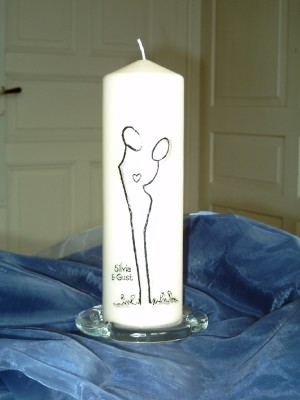 Hochzeitskerzen aus Bea's Hochzeits-Boutique