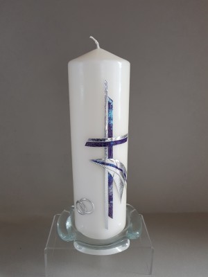 Hochzeitskerze HZ-19 aus Bea's Kerzen-Boutique