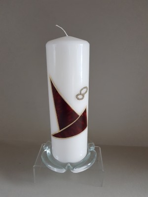 Hochzeitskerze HZ-6 aus Bea's Kerzen-Boutique