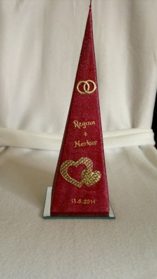 Hochzeitskerze HZ-71 aus Bea's Kerzen-Boutique