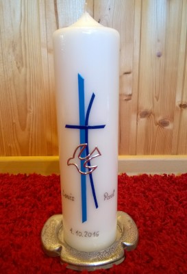 Kommunionkerze KO-80 aus Bea's Kerzen-Boutique