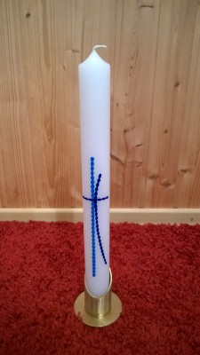 Kommunionkerze KO-82 aus Bea's Kerzen-Boutique