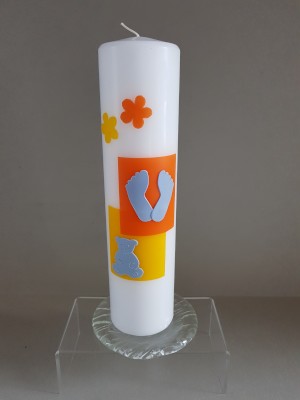 Taufkerze TA-104 aus Bea's Kerzen-Boutique