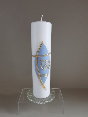 Taufkerze TA-109 aus Bea's Kerzen-Boutique