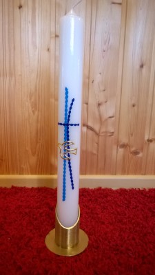 Taufkerze TA-81 aus Bea's Kerzen-Boutique