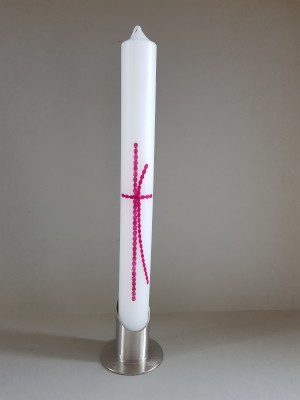 Taufkerze TA-83 aus Bea's Kerzen-Boutique