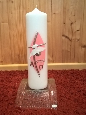 Taufkerze TA-94 aus Bea's Kerzen-Boutique