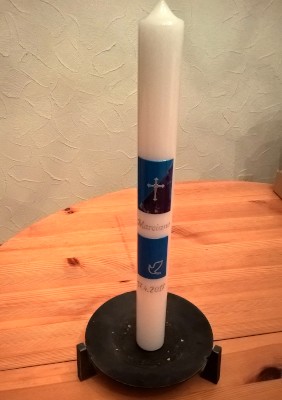 Taufkerzen aus Bea's Hochzeits-Boutique