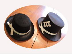 Zylinder zu Smoking oder Frack